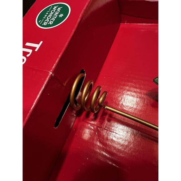 Tree Topper Christmas Metal Wreath Ribbon Gemstones Gems Greek Greece Unique NEW - Picture 13 of 13